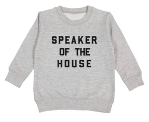 Speaker Of The House Pullover | Light Gray