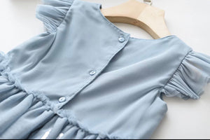 Payton Sequin Dress | Dusty Blue