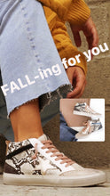 Load image into Gallery viewer, Falling For You | Snake Star Sneaker