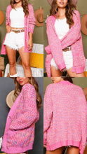 Load image into Gallery viewer, Confetti Cardigan  | Pink