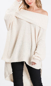 Turtleneck Sweater | Cream