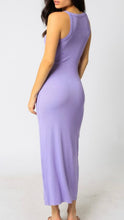 Load image into Gallery viewer, Ribbed Slit Maxi | Lavender