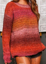 Load image into Gallery viewer, Sunset Stripe Sweater