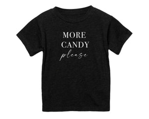 More Candy Please Tee | Charcoal Grey