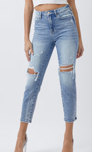 Load image into Gallery viewer, Distressed Mom Jean | Medium Wash