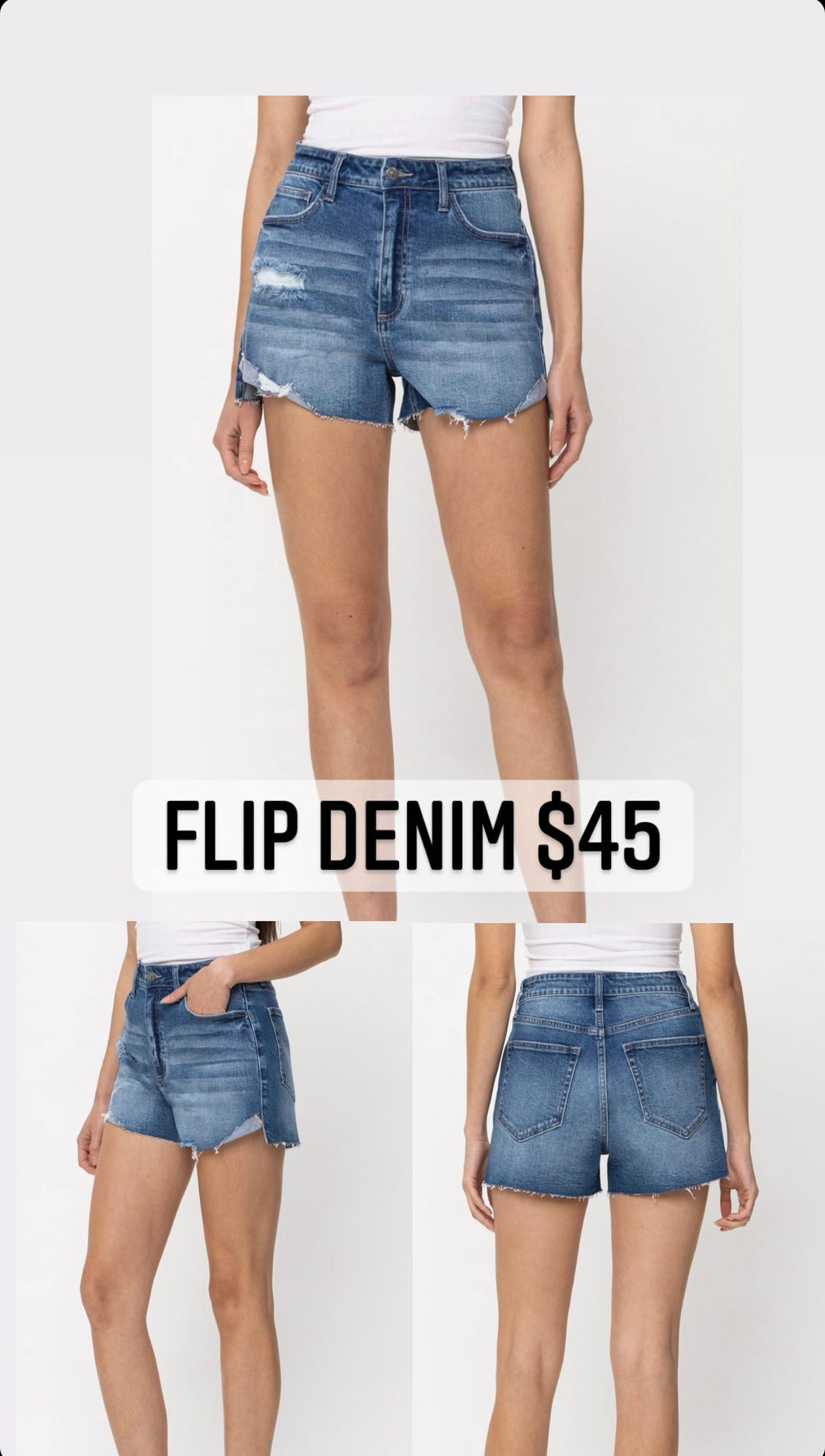 Flip Denim Shorts