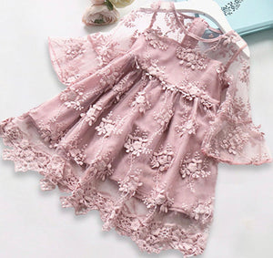 Rose Pink Lace dress